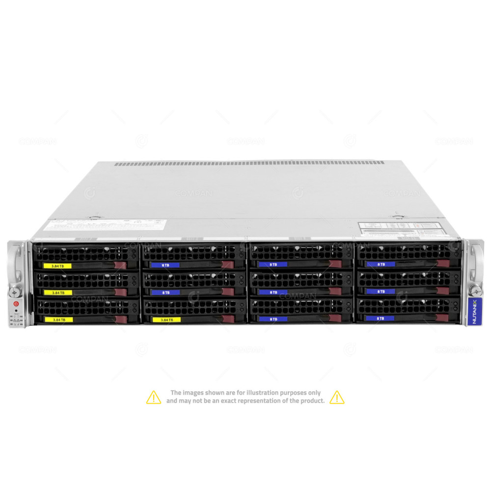 Nutanix NX-8155-G6 2x Xeon Platinum 8268 512GB 2x 240GB M.2 4x 3.84TB 8x 8TB